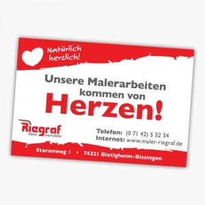 handwerk werbung anzeigen maler